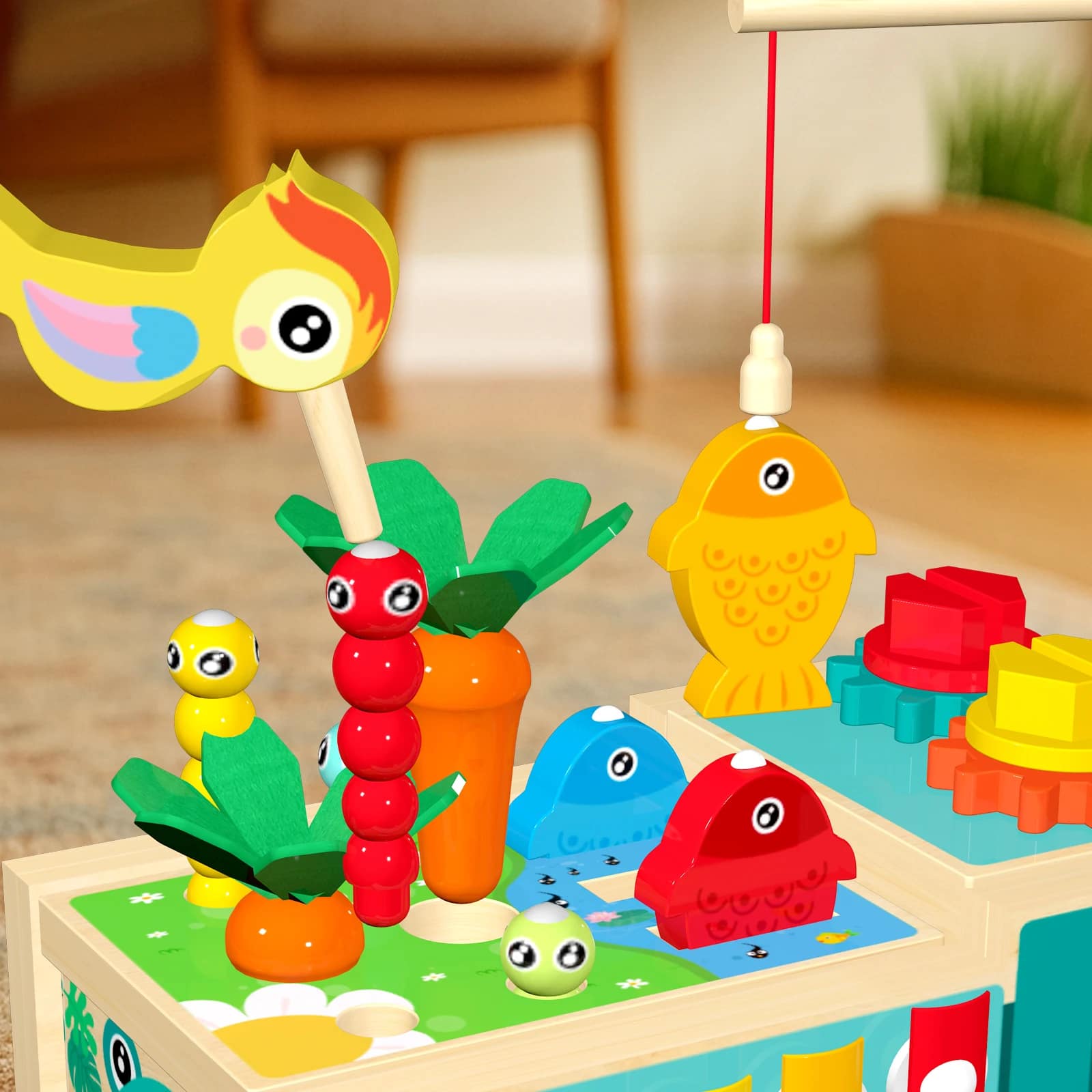 Montessori Farm Truck Multifunctional Toy - Image 3