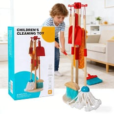 Montessori Wooden Cleaning Set